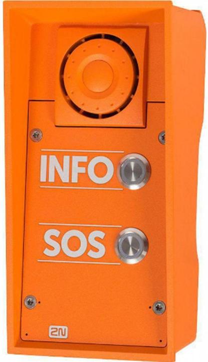 Actual product image 2N IP Door Station IP Safety 2 Call+10W Speaker (Ethernet, Cable)