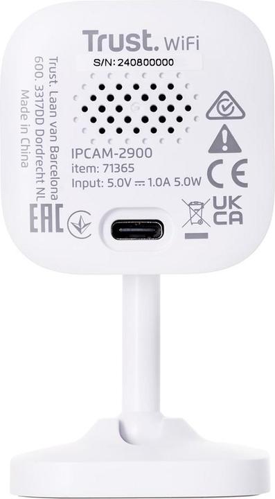 Produktbild Trust IPCAM-2900 INDOOR WI-FI CAMERA (2304 x 1296 Pixels)