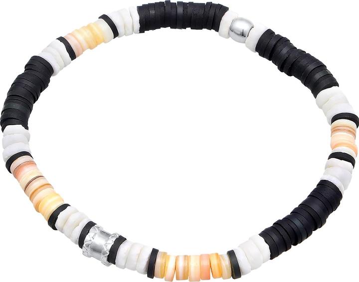 Actual product image Kuzzoi Heishi Beads (19 cm, Seashell, 925 sterling silver, Plastic)