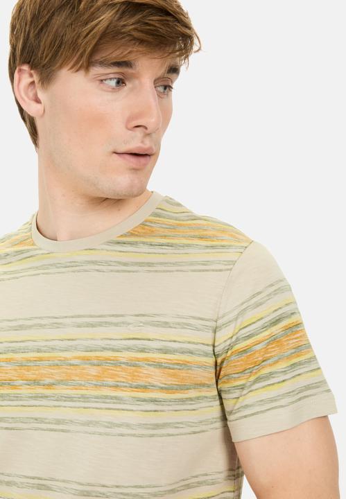 Image du produit Camel Active T-Shirt mit Streifenmuster aus Baumwolle (L)