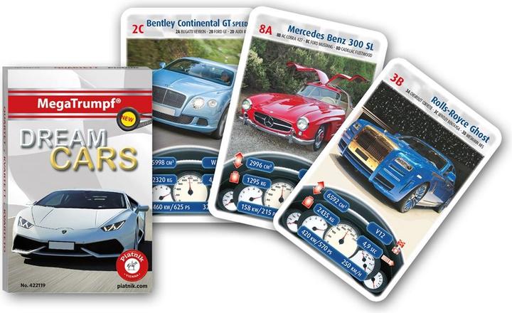 Actual product image Piatnik Quartet Dream Cars (German)