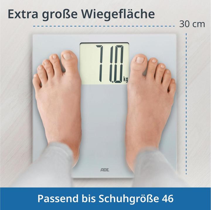Produktbild ADE Digitale Körperwaage mit grossem Display (200 kg)