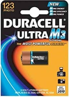 Immagine prodotto Duracell Ultra Foto (1 pz., CR123A, 1400 mAh)