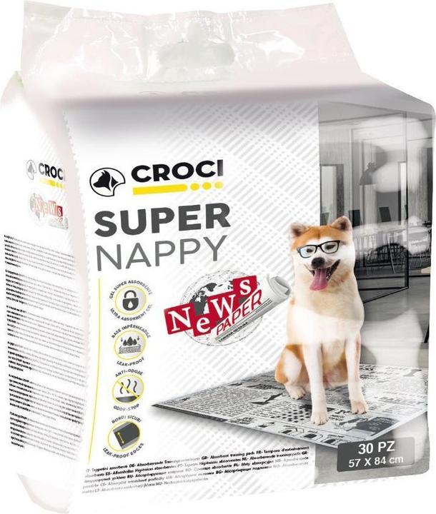 Produktbild Croci hundematte super nappy newspaper (x60) (Hund)