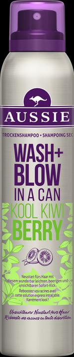 Produktbild Aussie Wash & Blow Kool Kiwi Berry (180 ml, Trockenshampoo)