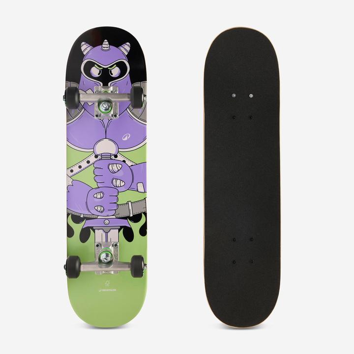 Actual product image Decathlon Skateboard Kinder 3–7 Jahre 7,25" - CP100 Mini Skatopia grün (27.91")