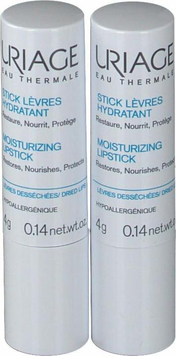 Actual product image Uriage Moisturizing Lip Balm 4g - Pack of 2 (Care pencil)