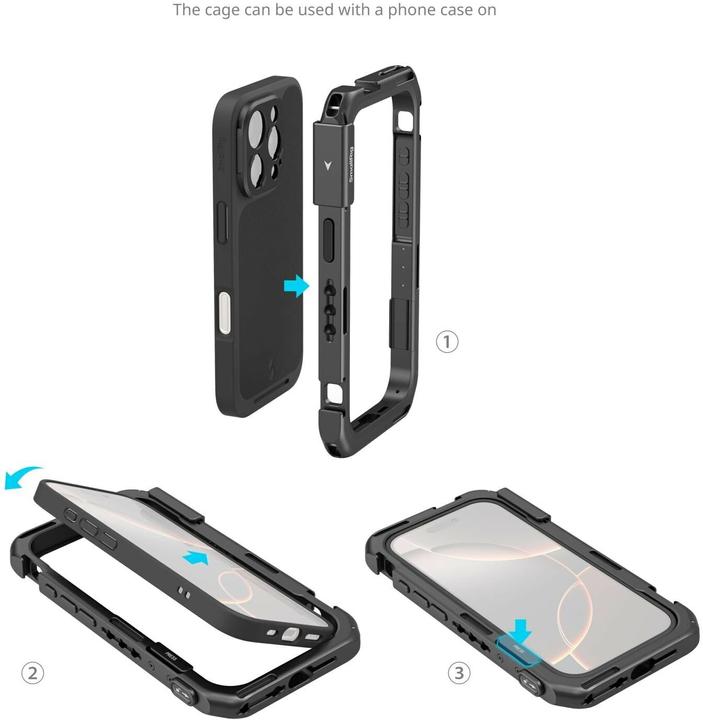 Produktbild SmallRig Mobile Dual Handheld Kit für iPhone 16 Pro Max (Cage)