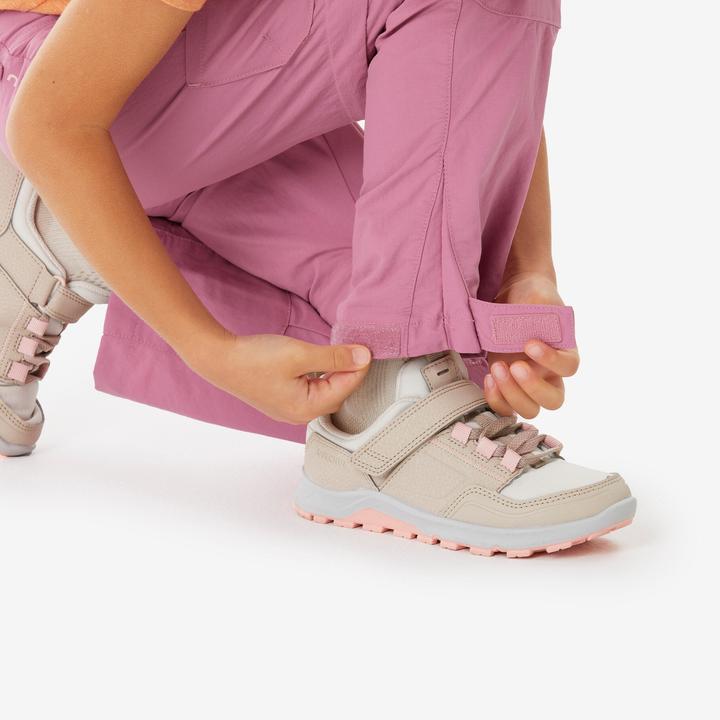 Immagine prodotto Quechua Zip-Off-Hose MH500 Kinder Gr. 92–116 Bergwandern rosa (116, 122)