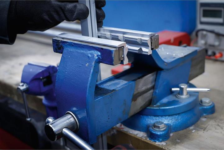 Actual product image BGS Bench Vice Jaw Protectors Aluminium 100 mm 2 pcs.