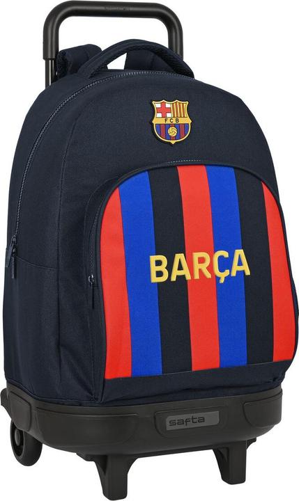 Produktbild FC Barcelona Schulrucksack mit Rädern F.C. Barcelona Granatrot Marineblau 33 X 45 X 22 cm