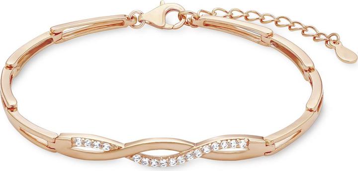 Immagine prodotto Amor Catena del braccio (20 cm, Argento, Zirconia)