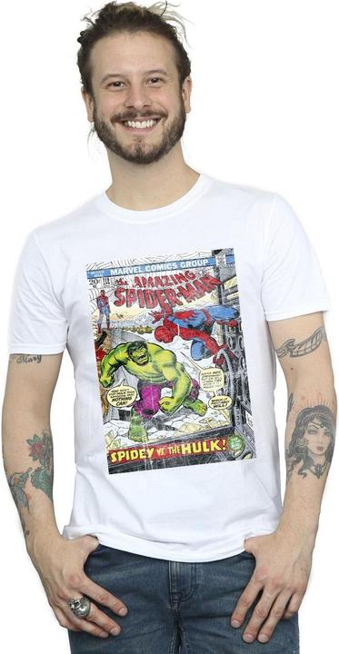 Produktbild SpiderMan VS Hulk Cover TShirt (L)
