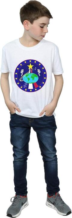 Immagine prodotto Nasa Classic Globe Astronauts Maglietta Ragazzi (152, 158)