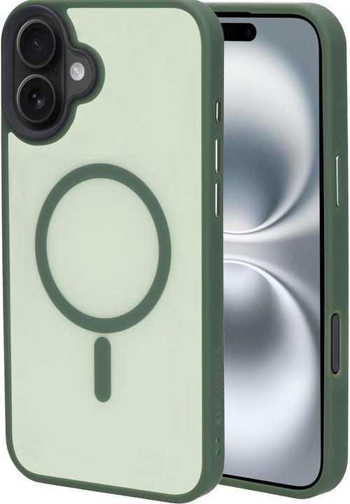 Immagine prodotto Mobiparts Hardcover Apple iPhone 16 Plus Satin Green (Magsafe Compatible) (Apple iPhone 16 Plus)