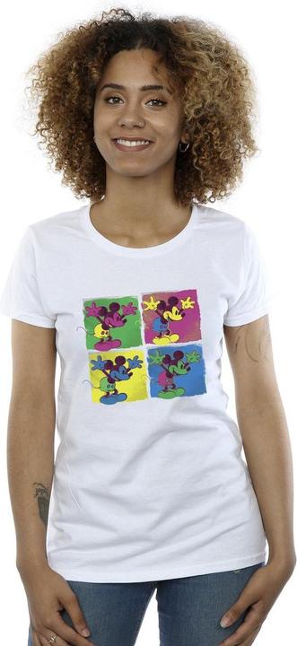 Actual product image Disney Womens/Ladies Mickey Mouse Pop Art Cotton T-Shirt (M)