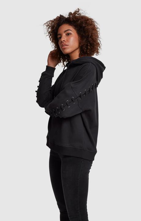 Immagine prodotto Urban Classics Felpa con cappuccio da donna allacciata (XS)