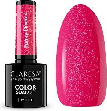 Produktbild Claresa Soak Off UV/LED Funky Disco lakier hybrydowy 4 5g (UV-Gel Lack)