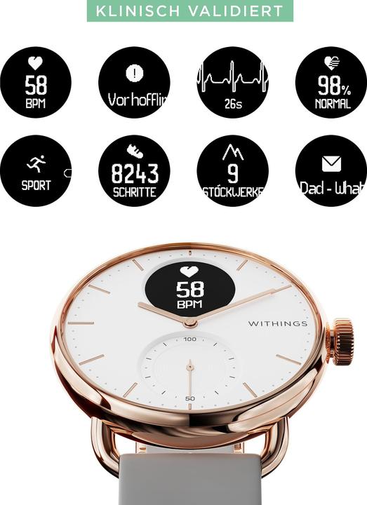 Produktbild Withings ScanWatch (38 mm)
