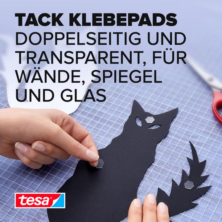 Produktbild tesa TACK doppelseitige Klebebads, transparente Klebestreifen (0.02 kg)