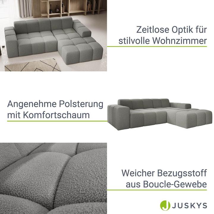 Actual product image Juskys Sofa Merano right (Corner sofa)