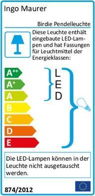 Energy Label Ingo Maurer Birdie (E27)