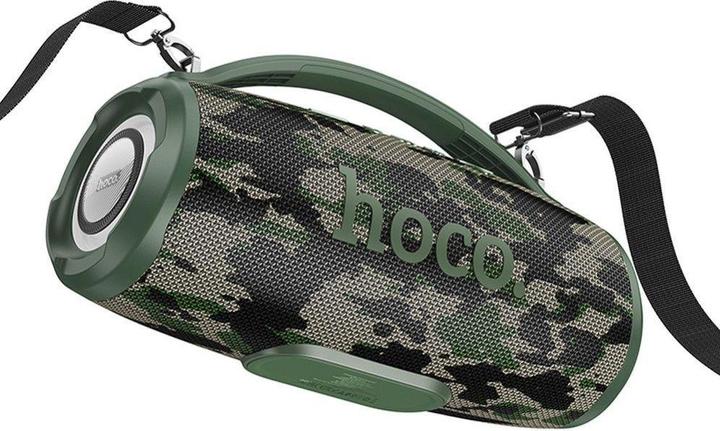 Actual product image Hoco Bluetooth speakers wireless speaker bluetooth HA4 camouflage green (4 h)