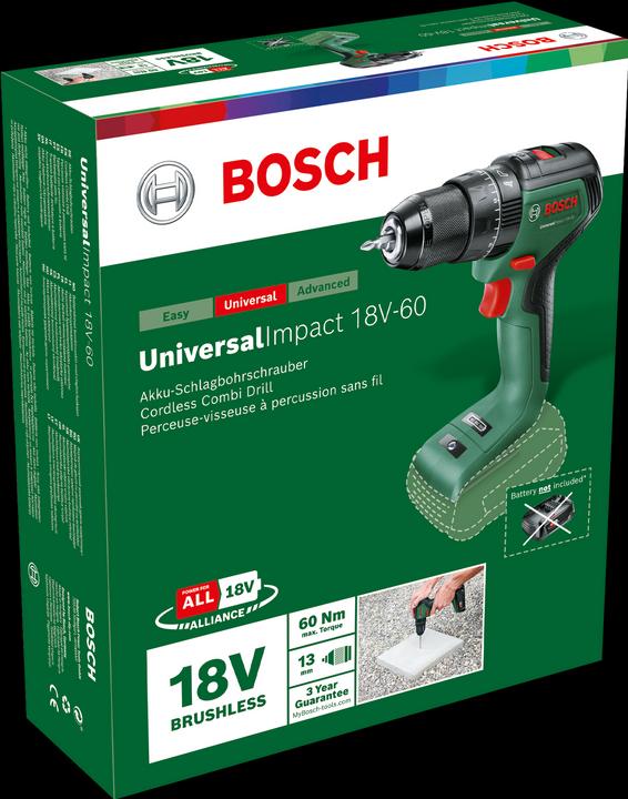 Produktbild Bosch Home & Garden UniversalImpact 18V-60 (Akkubetrieb)