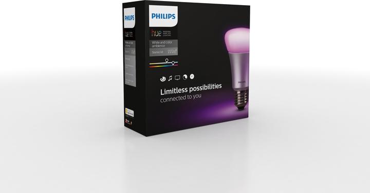 Produktbild Philips Hue White & Color Ambiance Starterset (E27, 10 W)