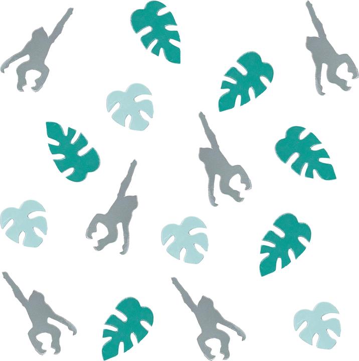 Produktbild Ginger Ray Dschungel Konfetti Tiere Blätter & Affen Afrika / Safari Party