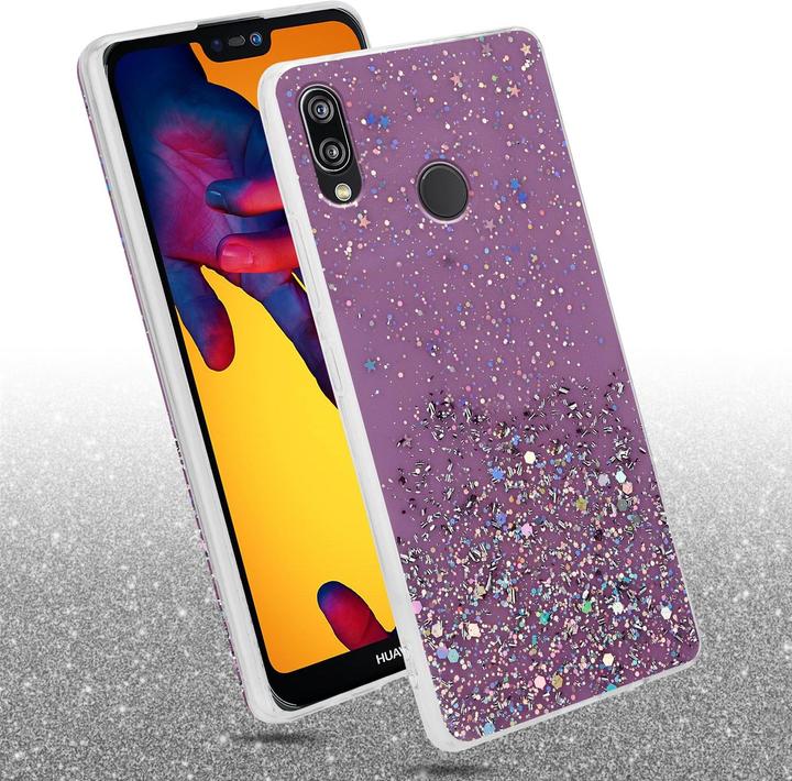 Image du produit Cadorabo Couverture TPU paillettes scintillantes (Huawei Nova 3E)
