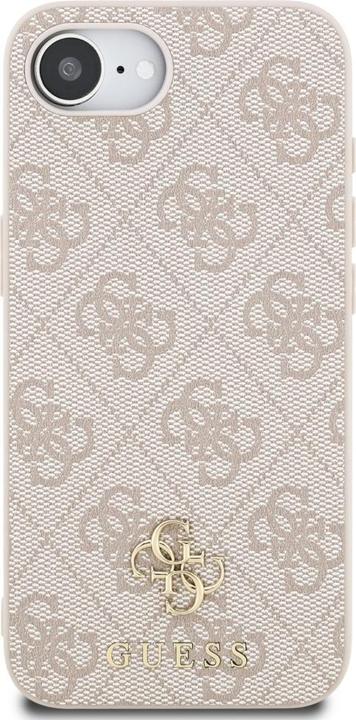 Actual product image Guess HC PU 4G Small 4G Classic Case für Apple iPhone 16e - pink (Apple iPhone 16e)