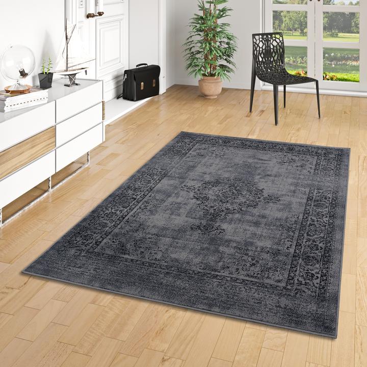 Produktbild Pergamon Designer Kurzflor Teppich Moderne Muster (80 x 150 cm)