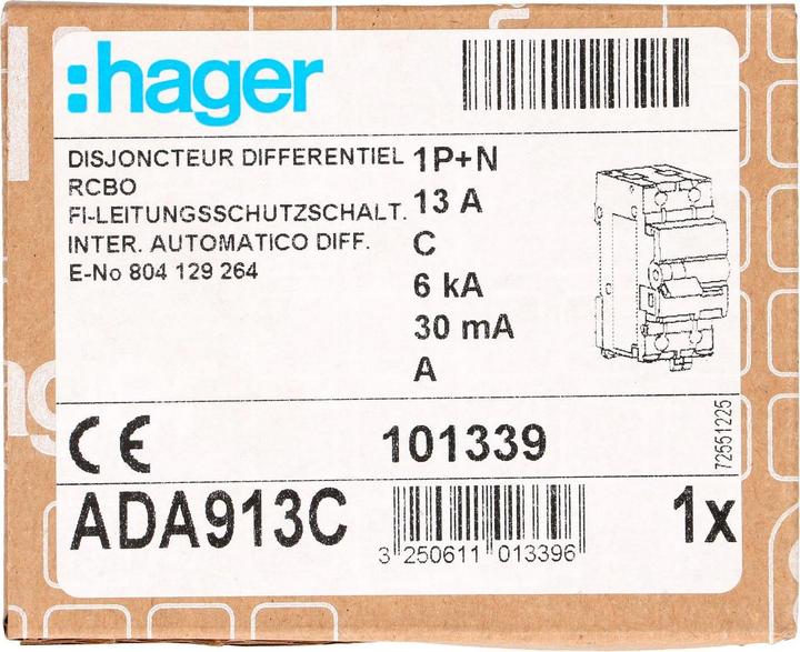 Produktbild Hager FI-LS 1P+N