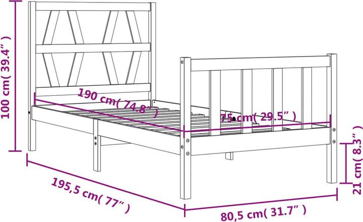 Immagine prodotto VidaXL Livy (75 x 190 cm)