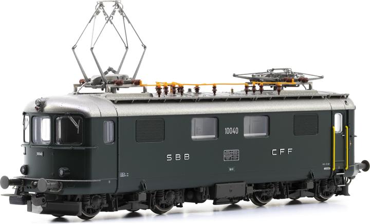 Image du produit Piko Locomotive électrique CFF Re 4/4 I 10040 verte avec plaque TEE Ep. III/IV DC (Piste H0)