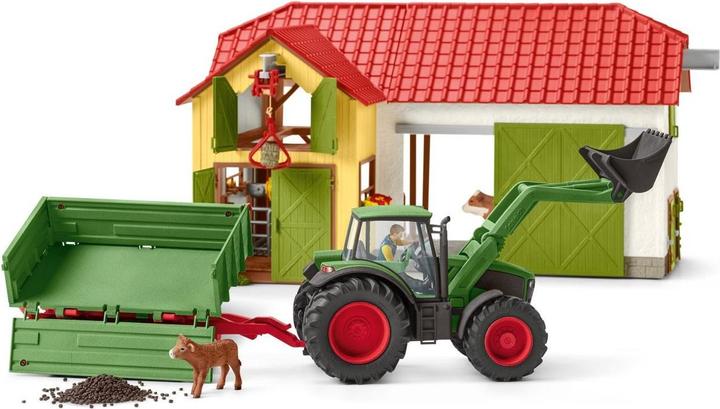 Actual product image Schleich Tractor with trailer