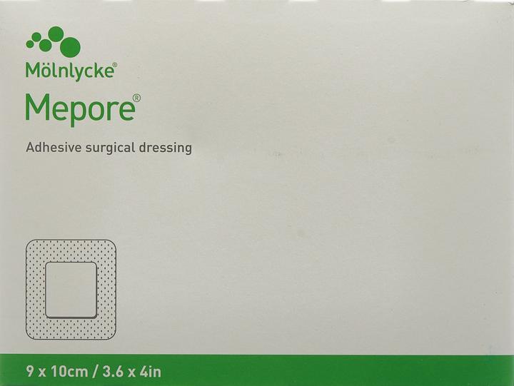 Actual product image Mepore Wundverband 10x9cm Wundkissen 4.5x6cm (5 x)