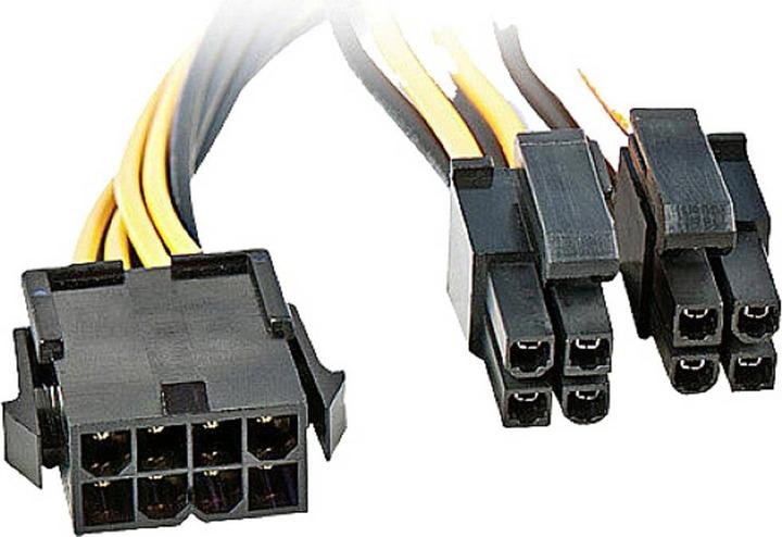 Actual product image Lindy EPS12V / eATX/BTX 8 pin mainboard power extension cable, approx.
