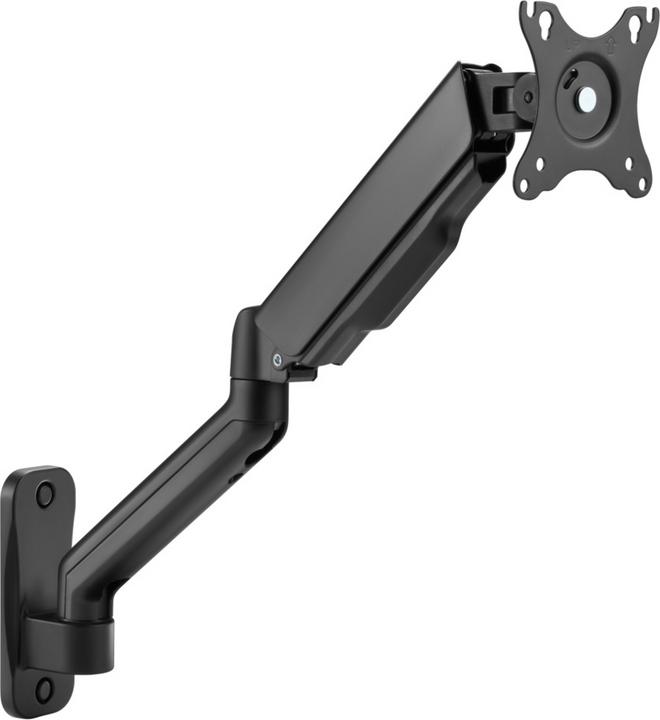 Actual product image Techly Rotatable wall bracket for 1 display 17-32" with gas spring (Wall, 32", 9 kg)