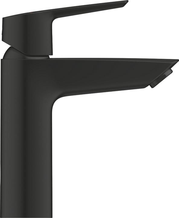 Actual product image Grohe Start QuickFix lavabo mixer, M-size, push-open, cold water at middle position, matt black