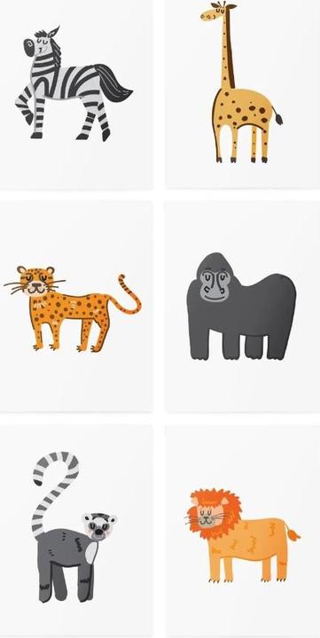 Produktbild TATTon.me Tattoos - AR Afrikanische Tiere