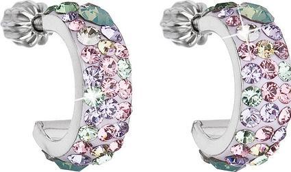 Actual product image Evolution Group Stylish earrings with crystals 31118.3 Sakura (L)