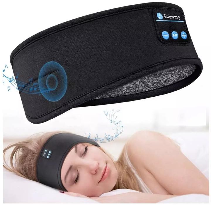Image du produit Cbx Bandeau Bluetooth avec écouteurs, écouteurs de sommeil sans fil Noir (10 h, Sans fil)