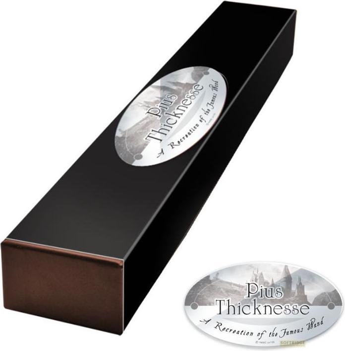 Produktbild Noble Collection Harry Potter Zauberstab Pius Thicknese (Charakter-Edition)