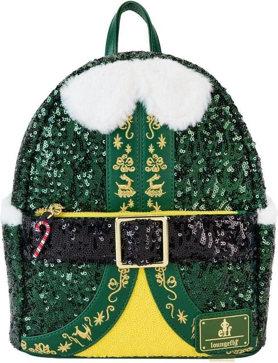 Produktbild Loungefly Buddy - Der Weihnachtself by Mini Rucksack Buddy Sequin Cosplay