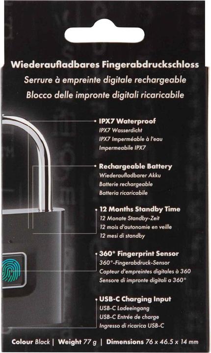 Produktbild Paladin Fingerprint-Schloss