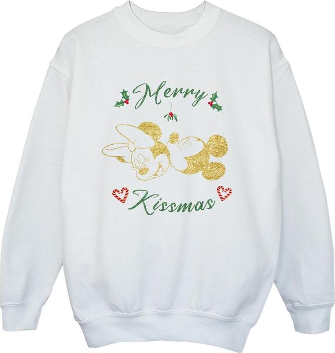 Actual product image Disney Boys Mickey Mouse Merry Kissmas Sweatshirt (104)