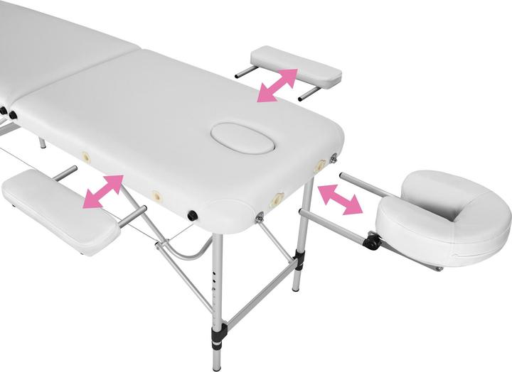 Actual product image tectake 2 zone massage table