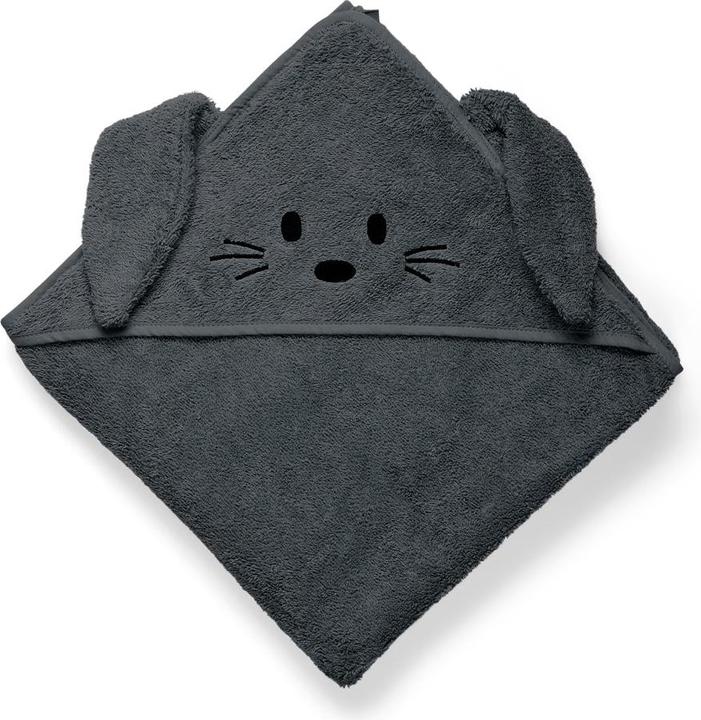 Nuuroo Aki overdekte babyhanddoek - Asfalt